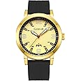 GEDIYAR New Men Sports Watch with Quartz Silicone Band Date Display Waterproof Analog Wrist Watches for Mens