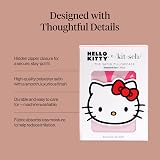 Kitsch Hello Kitty Satin Pillowcase with Zipper King 19x36 Pink Kitty Faces view 3