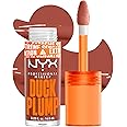 NYX PROFESSIONAL MAKEUP Duck Plump High Pigment Lip Gloss, Lip Plumper Gloss with Spicy Ginger - Brown Of Applause