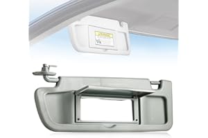 83280-SNA-A01ZA Sun Visor, Left Driver Side Gray Sun Visor Compatible with 2006 2007 2008 2009 2010 2011 Honda Civic Sunshade
