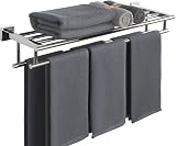 Sayayo 28-Inch Chrome Towel Rail Wall Mounted SUS304 Stainless Steel EGZ8070-C