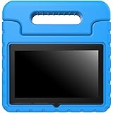 MoKo Dragon Touch Y88 Case - Kids Shock Proof Convertible Handle Light Weight Protective Stand Cover for Dragon Touch Y88X Plus / Y88X / Q88 A13 7", Alldaymall A88X / A88S 7", NPOLE N718, BLUE
