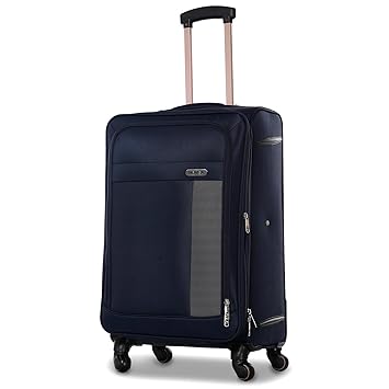 Novex Chicago Polyester Blue Unisex Trolley Luggage