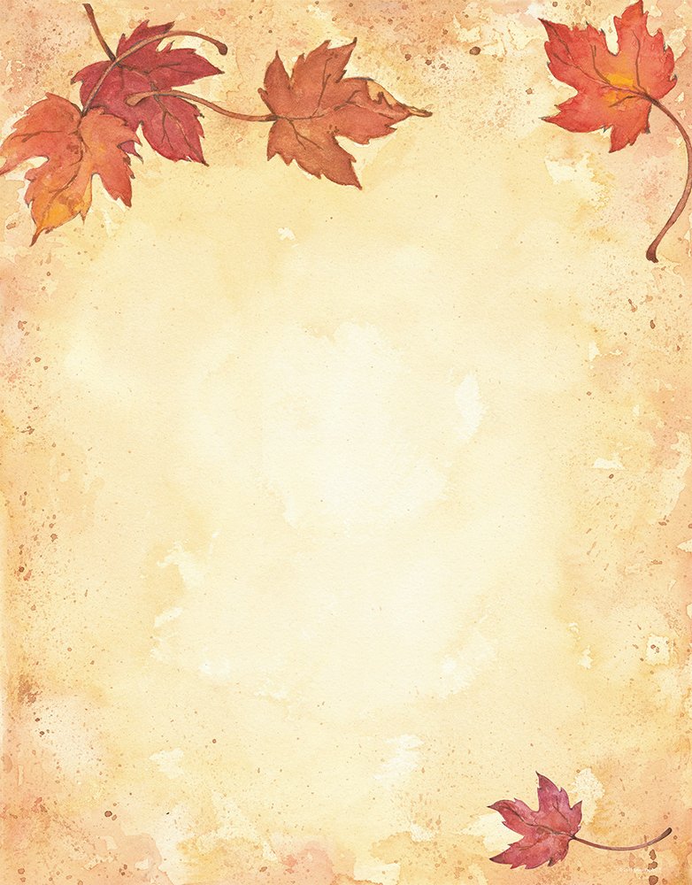 Great Papers! Fall Leaves Letterhead, 25 Count, 11"x8.5" (2015055)