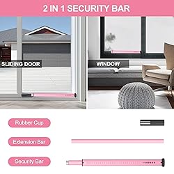 AceMining Sliding Door Security Bar,Heavy Duty