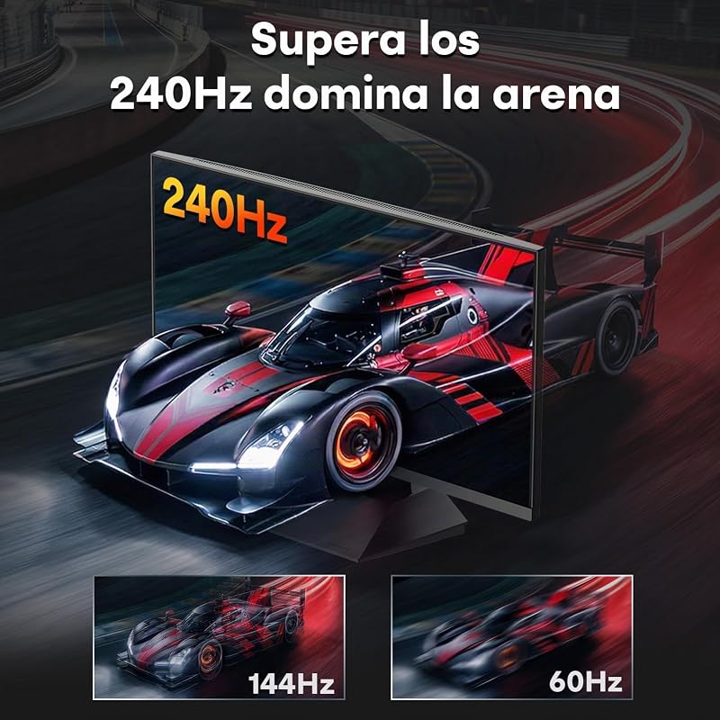 Monitor Gaming de 27" FHD 1920 x 1080 Fast IPS, 240 Hz, HDR400, 1 ms