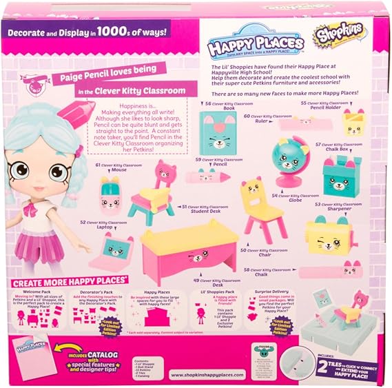 shopkins clever kitty classroom