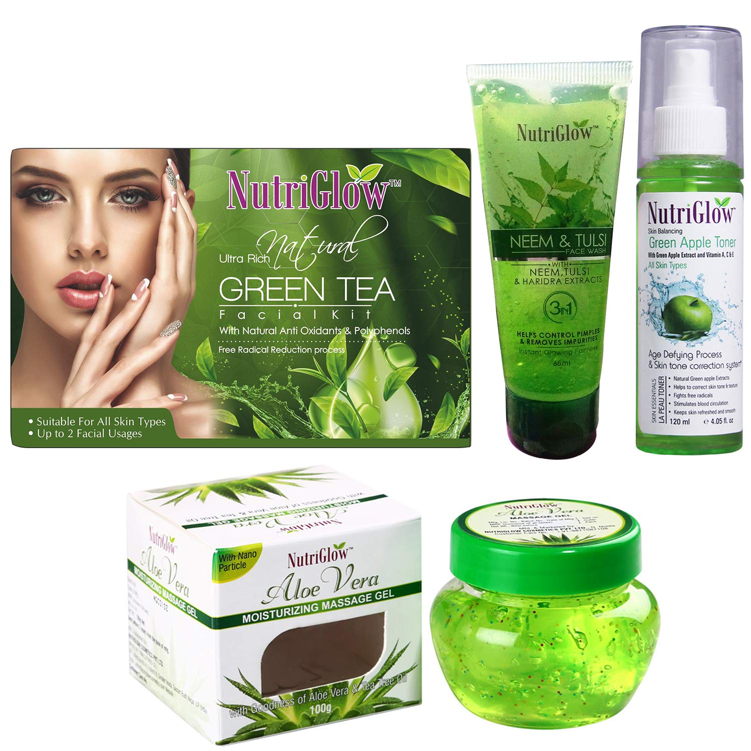 nutriglow aloe vera moisturizing massage gel