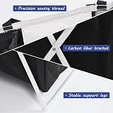 Rainberg 135L Collapsible Laundry Hamper with 3 Compartments view 4