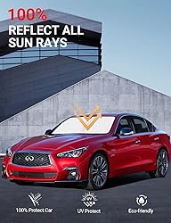 Proadsy 2024 Upgrade Front Windshield Sun Shade