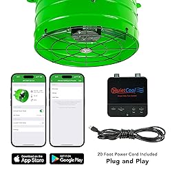 Quietcool AFG SMT ES-3.0 Smart Attic Fan for Gable