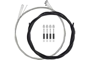 4 Pcs Bike Brake Cable Kit, Road Bike & Universal Standard Bicycle Brake Cable, Professional Bicycle Brake line for Mountain 