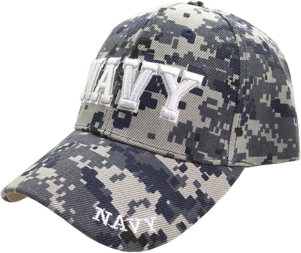 navy digital camo hat