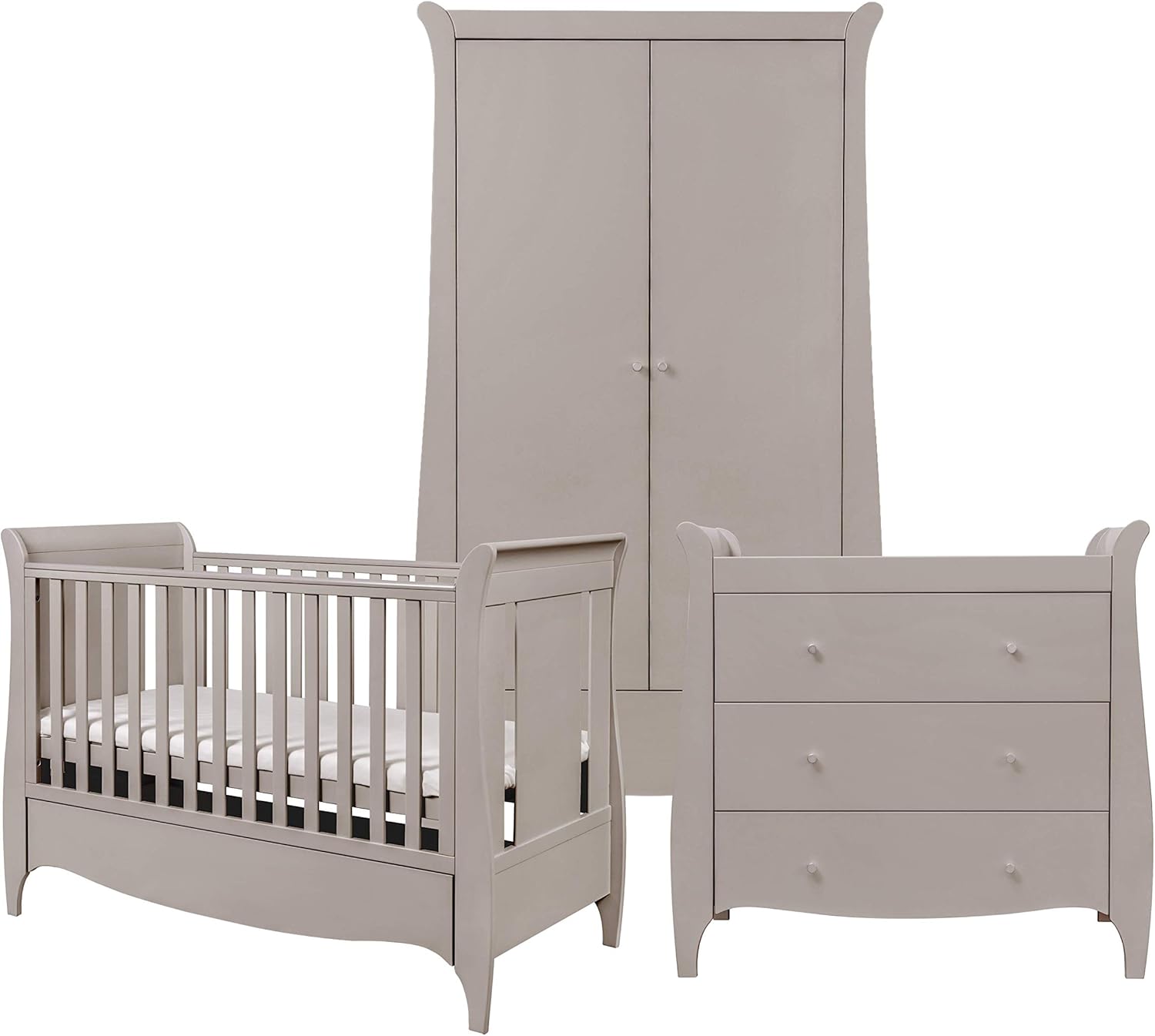 baby cot and wardrobe
