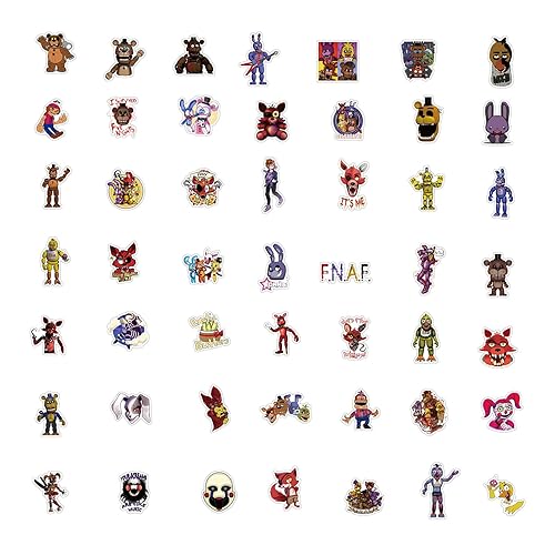 100pcs Five Nights at Freddy's Vinyl Skateboard Guitar Travel Case