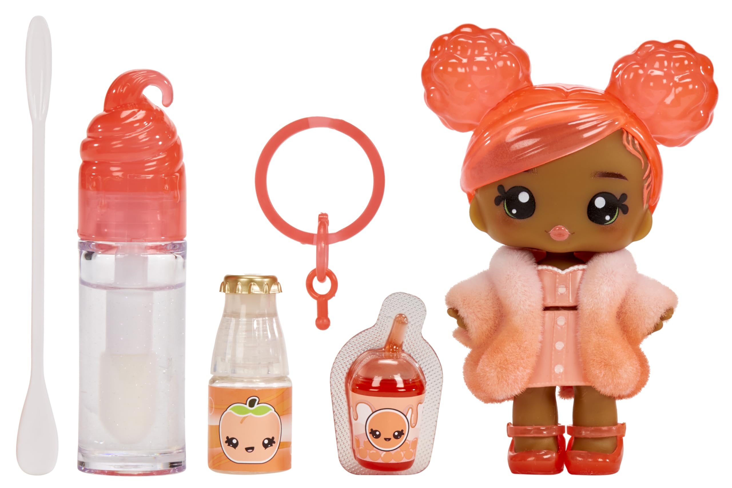 Yummiland Lipgloss Doll - Piper Peach - Scented Character Doll with DIY Lipgloss Kit - Suitable for Kids Ages 4 Plus โ image 1