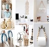Pubiao 100pcs Wood Beads 20mm Natural Round Unfinished DIY Jewellery Craft view 7