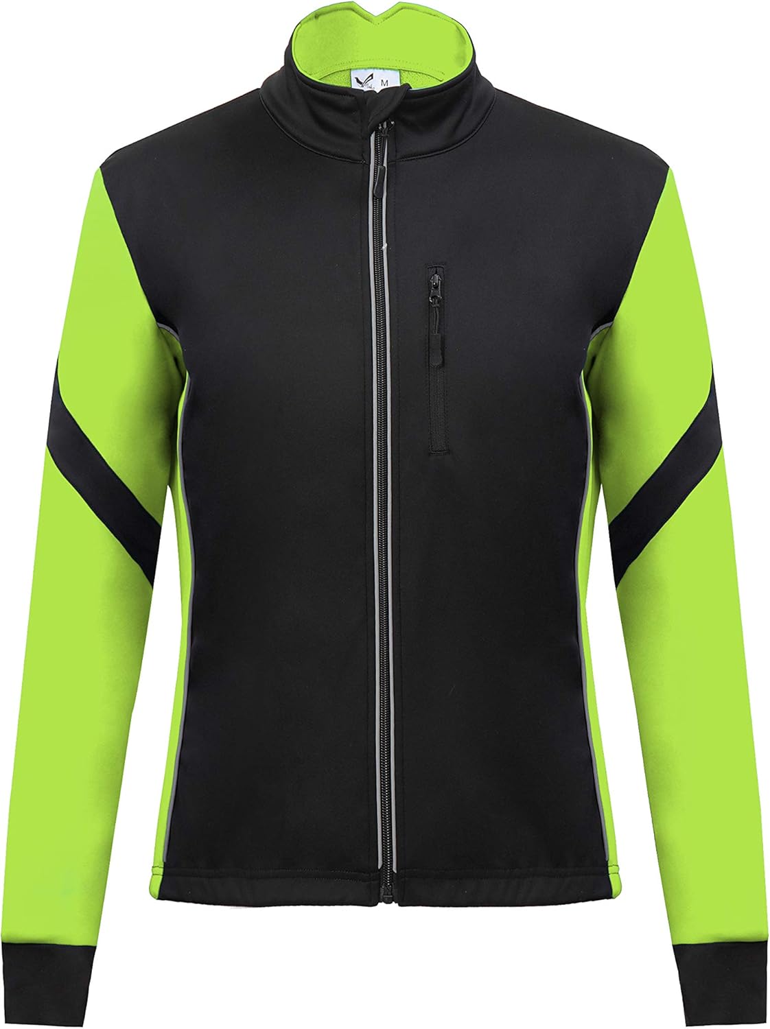 Thermal Cycling Jersey Long Sleeve Snow Water Reflective Windproof Firewall Winter Biking Jacket: Clothing