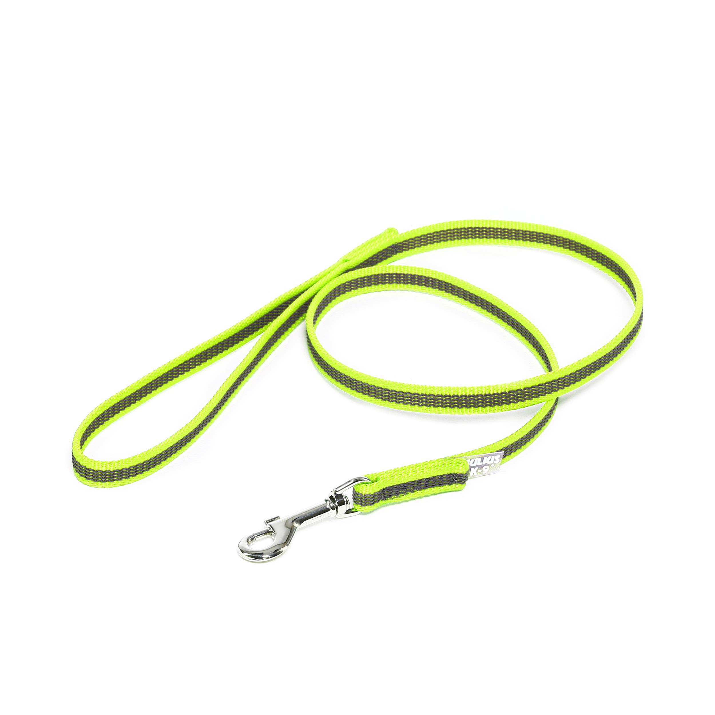 Color & Gray Super-Grip Leash with Handle, 14 mm x 1 m, Neon-Gray