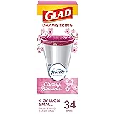 Glad Small Trash Bags 4 Gallon, Febreze Cherry