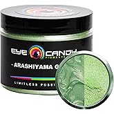 Eye Candy Premium Mica Powder Pigment “Arashiyama Green” (50g) Multipurpose DIY Arts and Crafts Additive | Woodworking, Bath Bombs, Resin, Paint, Epoxy, Soap, Nail Polish (Arashiyama Green, 50G)