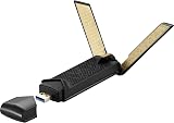 ASUS WiFi 6 AX1800 USB Adapter (USB-AX56) Dual Band MU-MIMO WPA3 Black view 3
