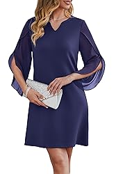 RUMIA Church Dresses for Women 2025 Flutter Sleeve