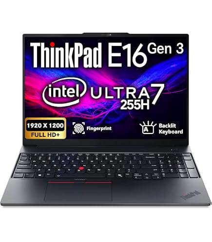 Amazon.com: Lenovo ThinkPad L16 (Premium E16) Touchscreen 16
