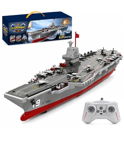 Amazon.com: RC Ht Radio Control Rc Battle Warship Boat Cruiser
