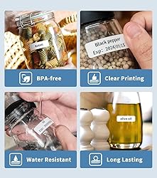 D30 Labels, Thermal Label Paper Replacement for
