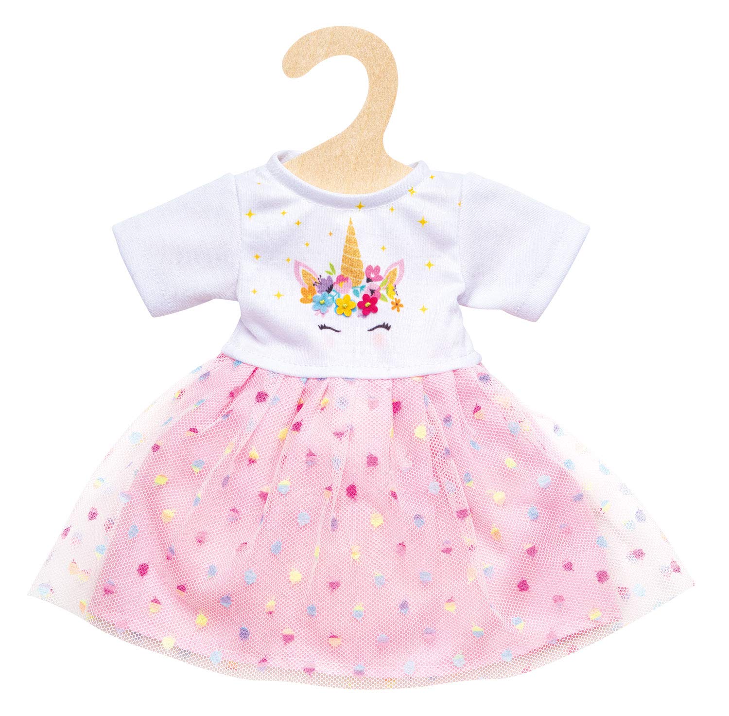 Heless 2060 – Dress for Dolls in Unicorn Hannah Design, Size 35-45 cm
