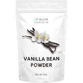 Bourbon Vanilla Bean Powder 4 oz - Pure Vanilla Beans, Additional Flavoring for Baking, Ice Cream, Coffee
