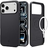 Spigen for iPhone 17 Pro Max Case, Silicone Fit MagFit [Compatible with MagSafe] - Black