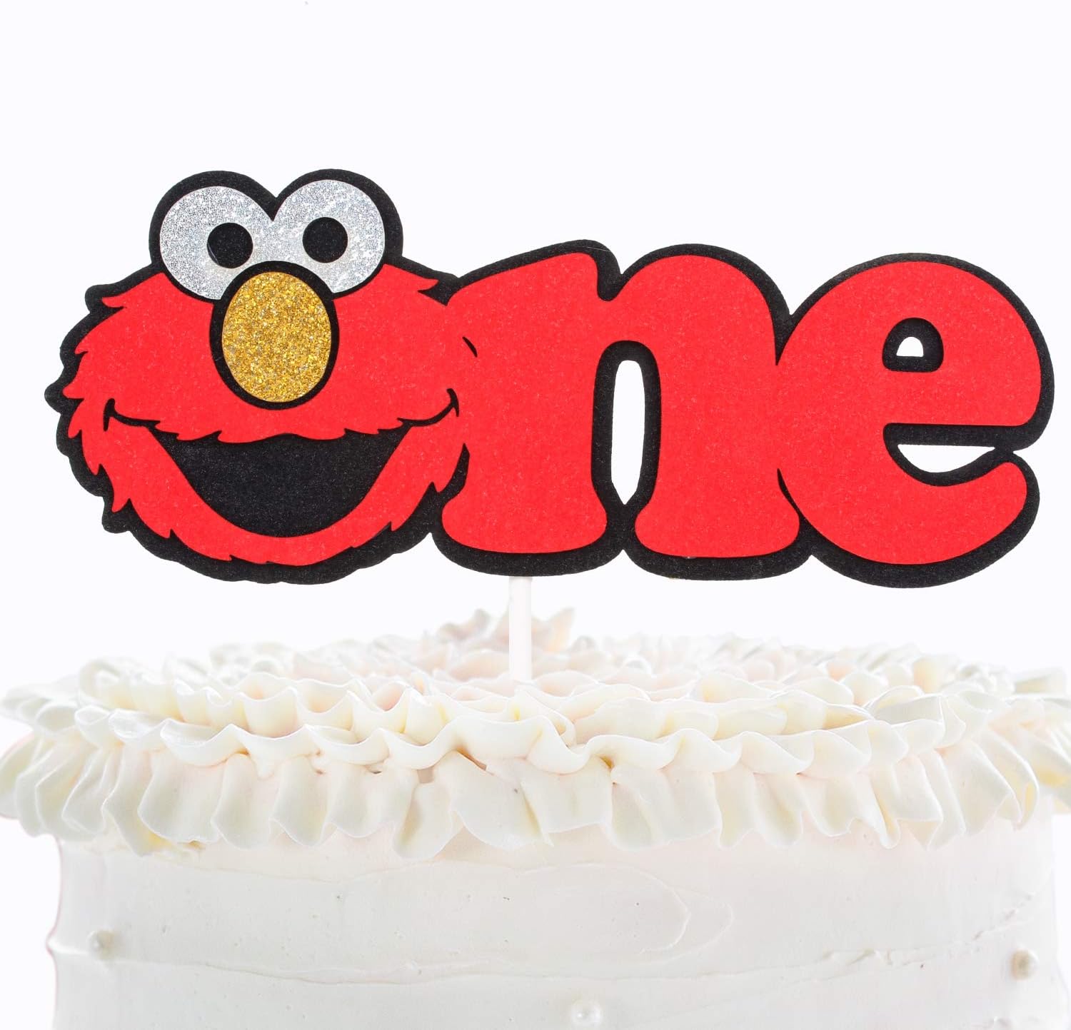 Amazon Com Elmo One Birthday Party Cake Topper Sesame Street