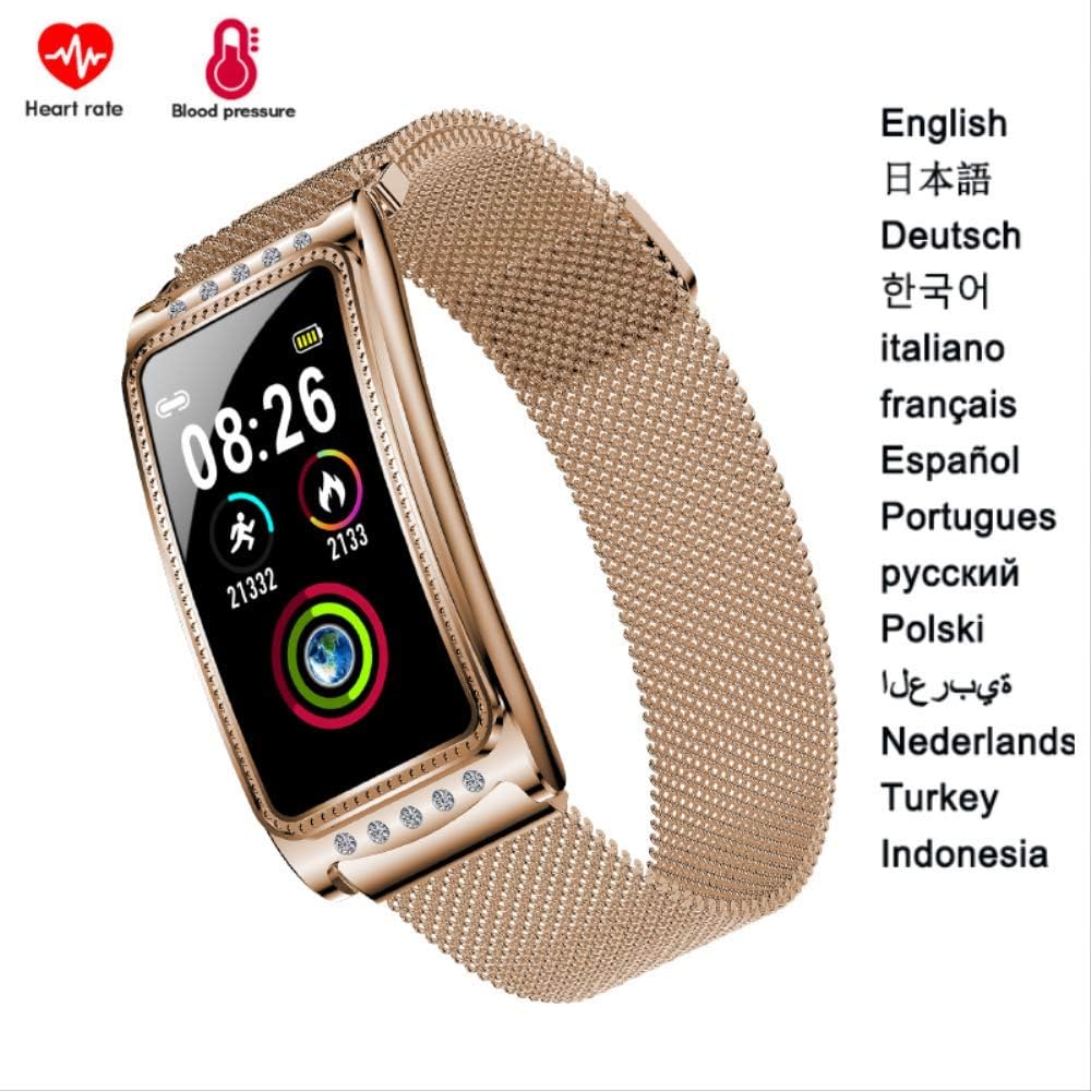 Pulsera Inteligente para Mujer F28 Medición De La Presión Arterial ...