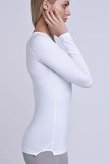 TCA Super Thermal Top Women - Thermal Vest - Cloud White - XL view 3