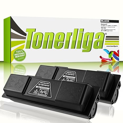 2x TK 130 Toner kompatibel f. Kyocera FS-1300d / FS-1128mfp / FS-1028mfp / FS-1350dn - 2x ca. 7.200 Seiten - 100% fabrikneue 