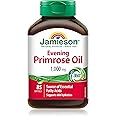 Jamieson Evening Primrose Oil 1,000 mg, Omega-6, Supports Skin Hydration, Skin Smoothness, Reduces Acne Symptoms, and Provide
