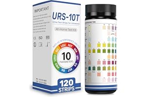 10-in-1 URS Test Strips – Home Use Urine Test Kit for Men & Women, Convenient Way to Monitor Body Balance