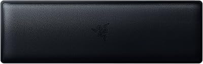Razer Ergonomic Wrist Rest Mini - Leatherette Cushion for Mini Keyboards Black