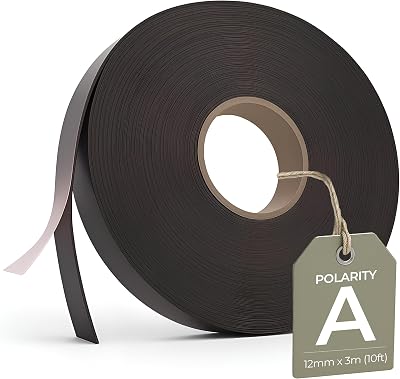 The Bead Shop Magnetic Tape 12mm x 3m Self-Adhesive Polarity A