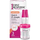 First Response Multi Check Pregnancy Test Kit, 1 Kit | Test 2 Ways, EasyCup Test with Pregnancy Test Strip, Rapid Result Pregnancy Tests, Over 99% Accurate*, Trusted For 30 Years