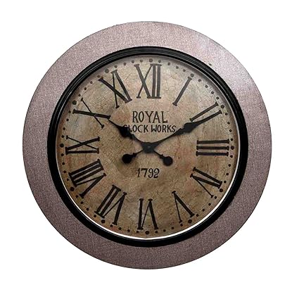 Home Decorative Items | Special Dealz Handicraft Gifts Wooden Colorful Wall Clock (Product Dimensions: (inches) 24 x 1.5 x 24)