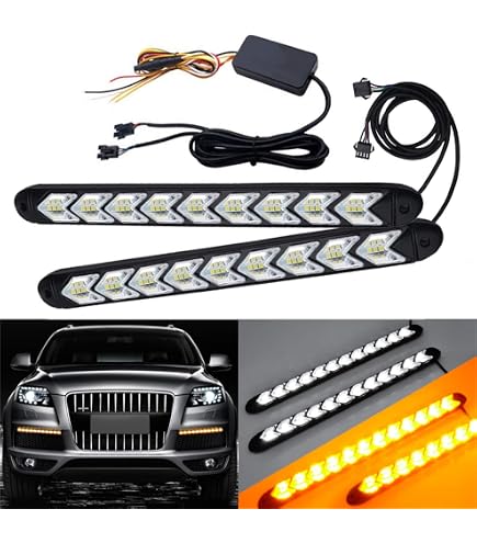 United Pacific 4-LED Amber Fender Turn Signal Light For Freightliner M2 Trucks - Clear Lens