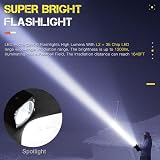 LETOUR LED Torch 10000mAh 4800LM Rechargeable USB Power Bank 7 Modes Camping view 6