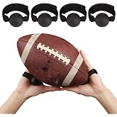 GRSECPO Football Catching Trainer, Fingertip Receiver Hand Strap | Builds fingertip catching technique &amp; muscle memory for football, rugby. Adjustable elastic strap fits all hand sizes.