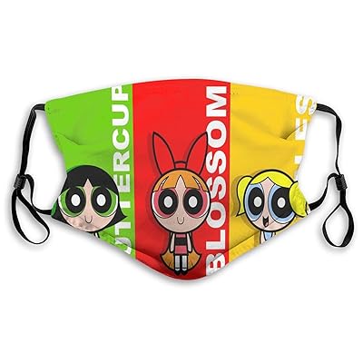 Buy Cool Design The Powerpuff Girl Face Mask Reusable For Adult Kid Cover Protection Balaclava With 2 Filter Made In Usa Online In Turkey B08kw9bdsx
