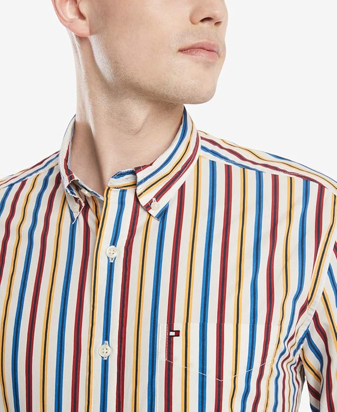 Tommy Hilfiger 汤米希尔费格 纯棉 男式长袖衬衫 3.5折.13 海淘转运到手约￥164