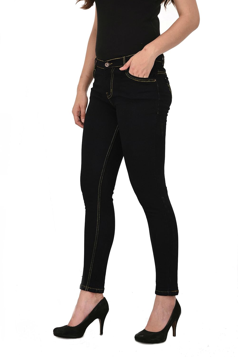thinline women's slim fit jeans (stretchable)