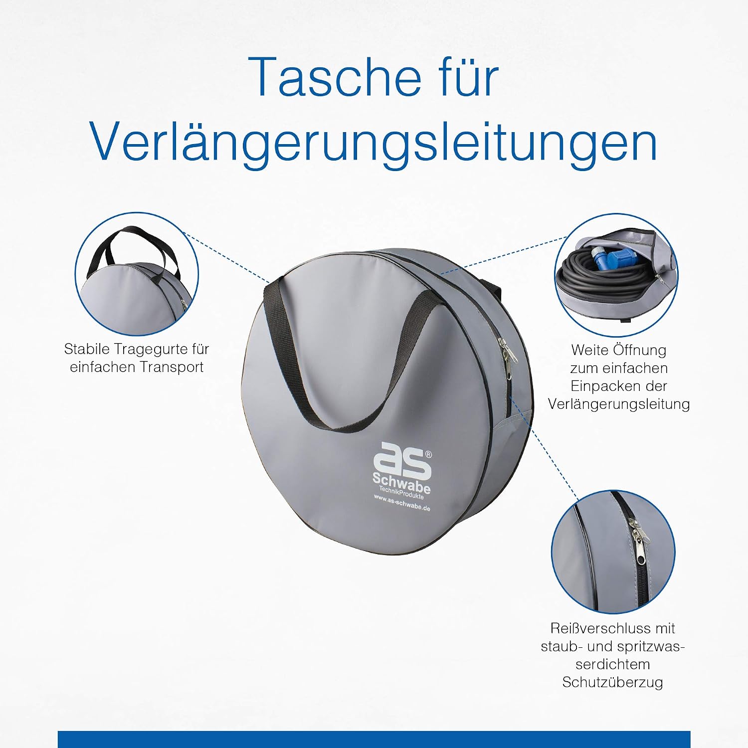 as, Schwabe Bag for extension cables suitable for all weather conditions protects against dirt and rain - Image 5